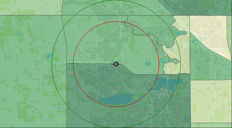 The Villages, Florida - Median Household Income